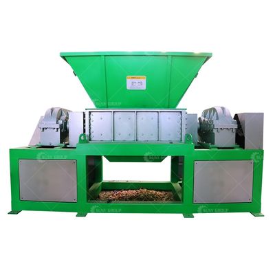 Doppelschacht-Schredder für Altkautschuk, Pu-Schaum-Metallabfall-Recyclinggeräte