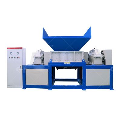 9CrSi/D2/SKD-11 Blades Double Shaft Shredder für das Recycling von Reifenabfällen mit hoher Kapazität