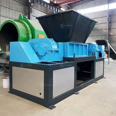 Maschine zum Recyceln von Reifen mit 9CrSi/D2/SKD-11 Double Shaft Shredder