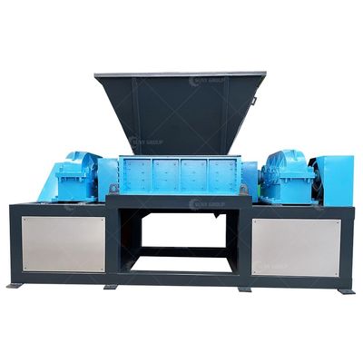Hochleistung 15000W Doppelschacht-Schredder für Haushaltsmüll mit 9CrSi/D2/SKD-11 Blades