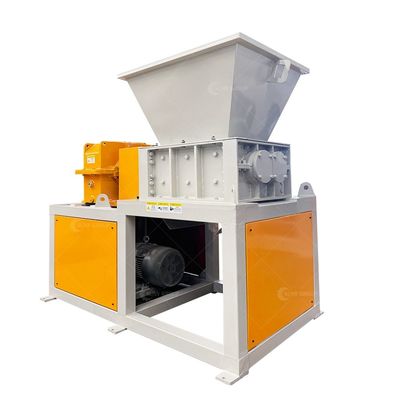 Multifunktionales Abfallschredder Kunststoffschredder 30-50kg kundenspezifische Mini-Doppelwellen-Schreddermaschine